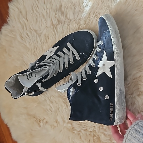 Golden goose navy suede Francy 39 private edition 💙 - Picture 2 of 7